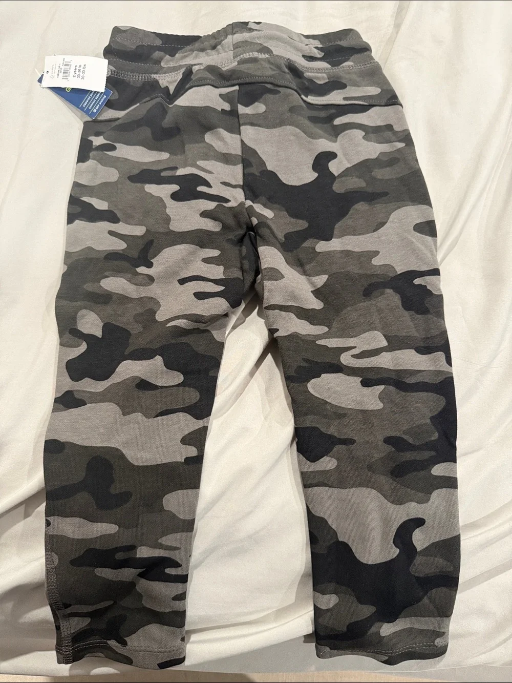 GAP Kids Gray Camouflage Joggers